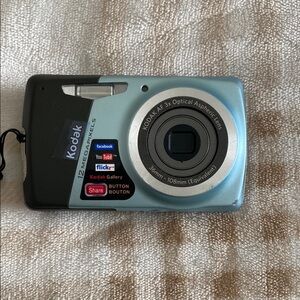 Kodak Blue and Black Digital Cameras Compact and Stylish